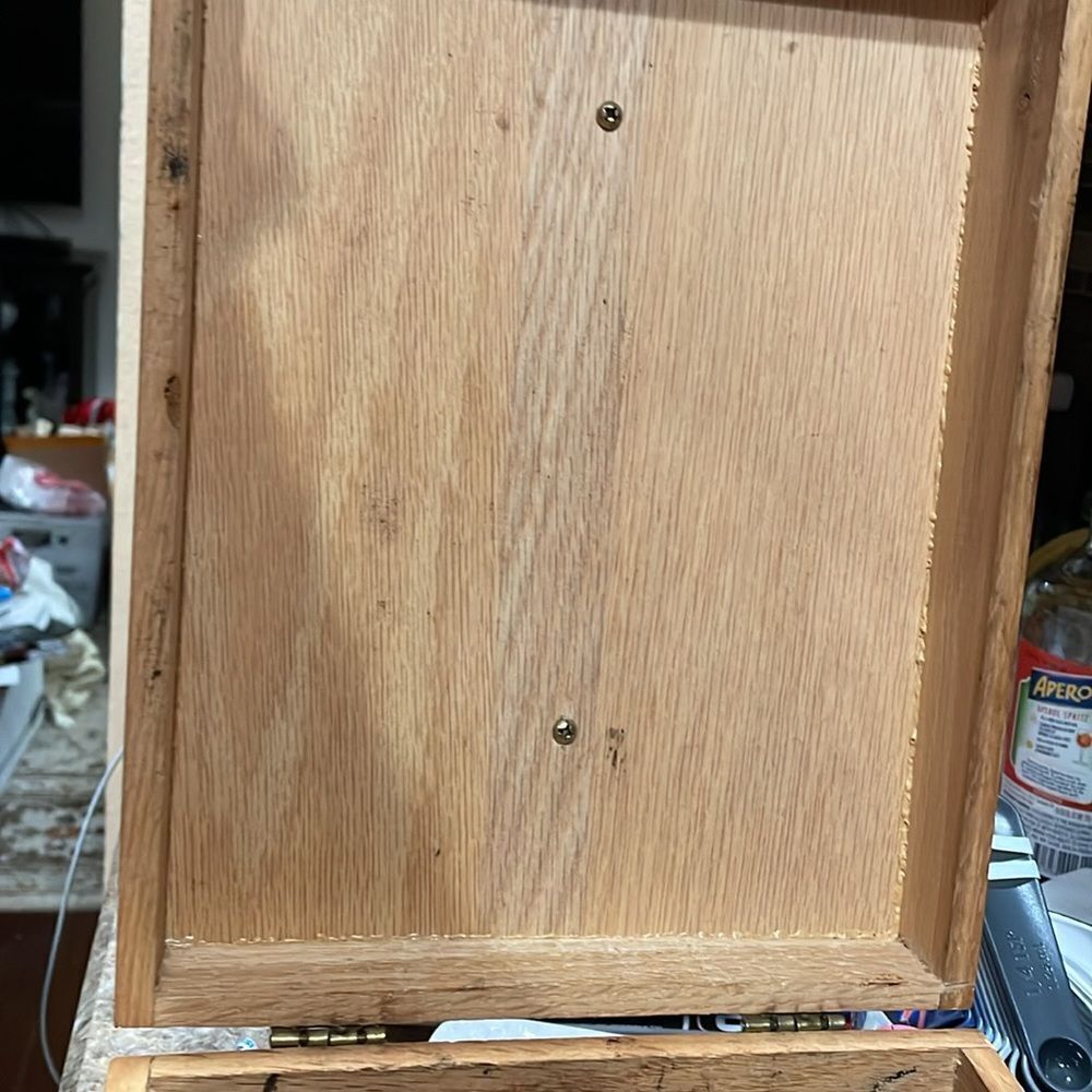 VINTAGE SHOESHINE WOODEN BOX - Picture 6 of 6